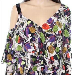 ❤️ sold ❤️ Jason Wu blouse floral w/ woman crêpe de chine